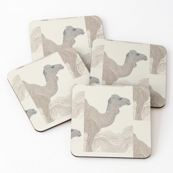 Item preview, Linear Image of a Camel: Minimalistic Elegance in an Abstract Graphic Design designed and sold by Piotrek0001.