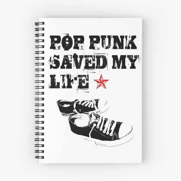 Item preview, pop punk saved my life! (black text version) designed and sold by gokartdesigns.