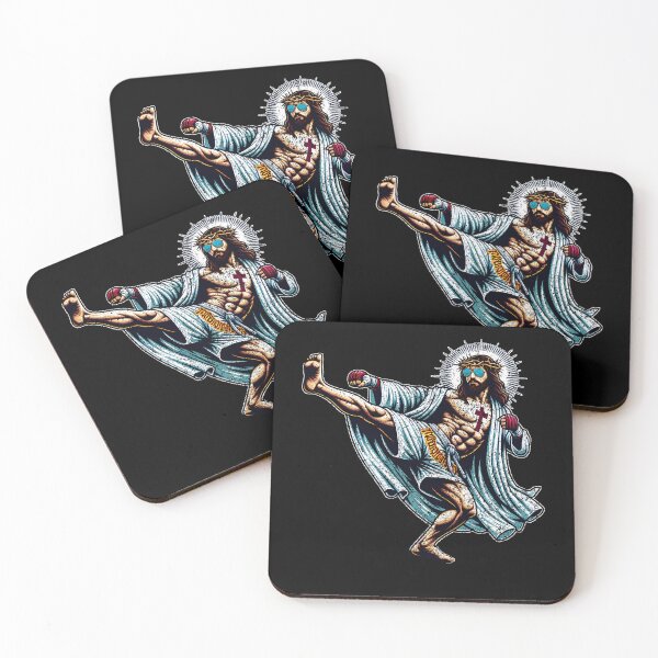 Item preview, Funny Muay Thai Fighting Jesus Christian Gift designed and sold by Jannick09.