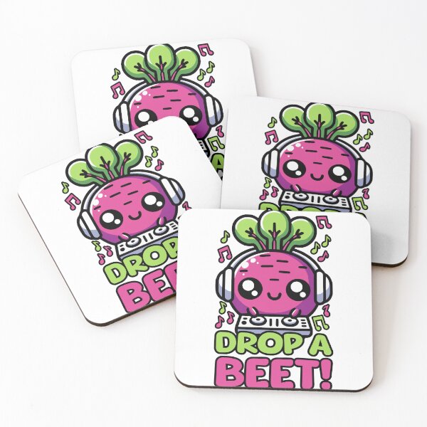 Item preview, Drop A Beet! Cute DJ Vegetable Pun designed and sold by PMCreative.