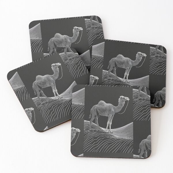 Item preview, Linear Image of a Camel: Minimalistic Elegance in an Abstract Graphic Design designed and sold by Piotrek0001.
