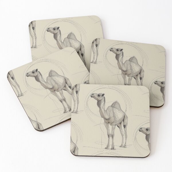 Item preview, Linear Image of a Camel: Minimalistic Elegance in an Abstract Graphic Design designed and sold by Piotrek0001.