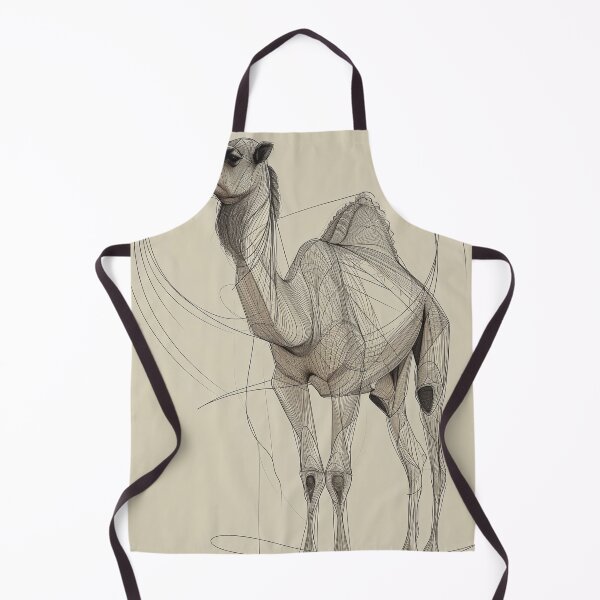 Item preview, Linear Image of a Camel: Minimalistic Elegance in an Abstract Graphic Design designed and sold by Piotrek0001.