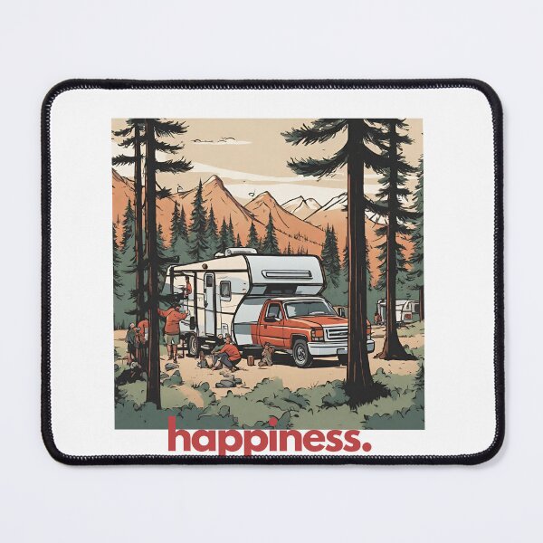 Item preview, Happiness is camping designed and sold by OtterLakeCo.