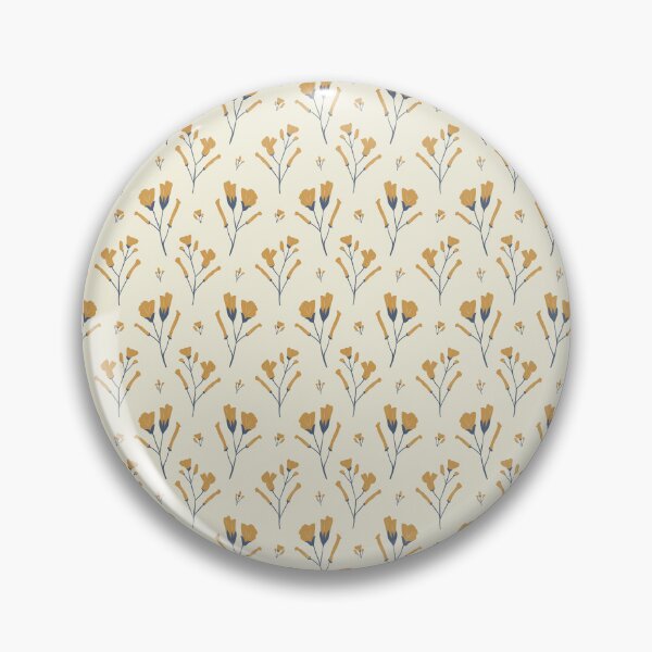 Item preview, Vintage flowers yellow designed and sold by cezidesign.