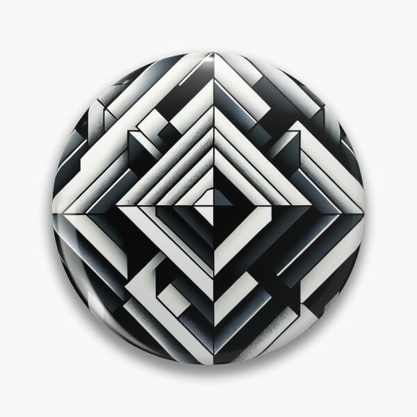 Item preview, Abstract Geometry in Black and White designed and sold by johnnycreidy.