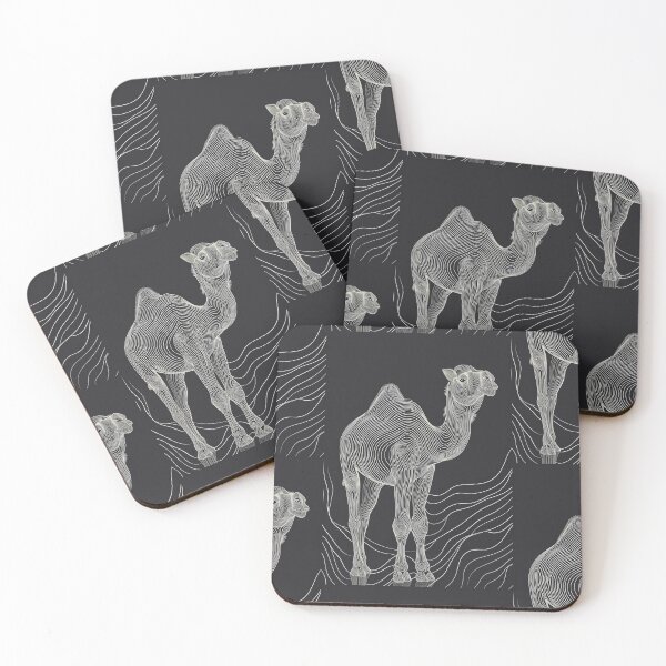 Item preview, Linear Image of a Camel: Minimalistic Elegance in an Abstract Graphic Design designed and sold by Piotrek0001.