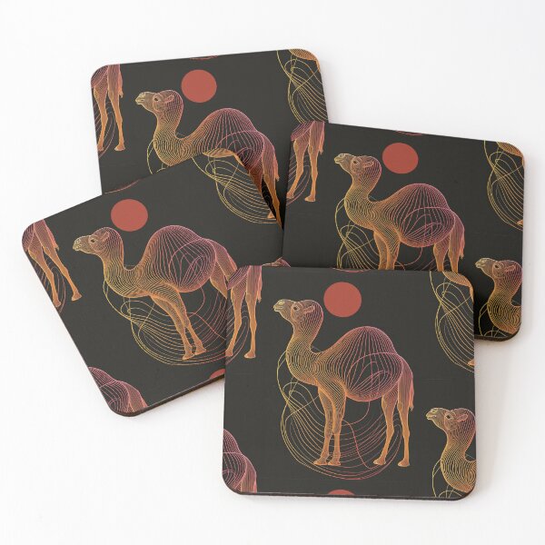Item preview, Linear Image of a Camel: Minimalistic Elegance in an Abstract Graphic Design designed and sold by Piotrek0001.