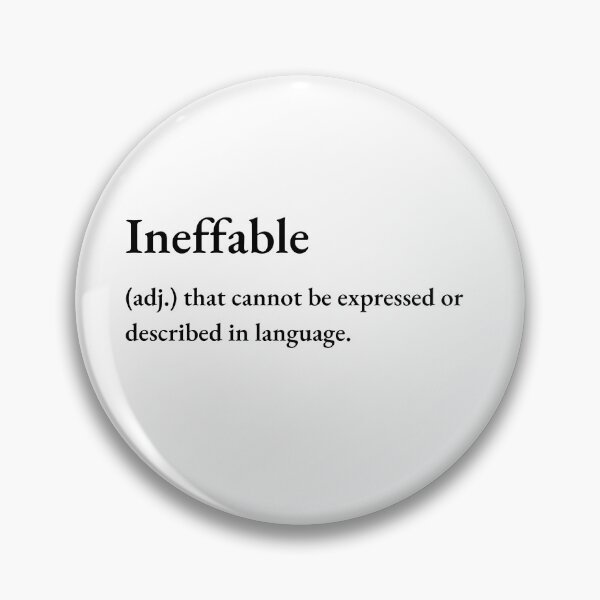 Item preview, Ineffable - Definition of the word designed and sold by lolalechat.