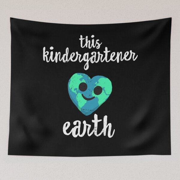 Item preview, This Kindergartener Loves Earth, Cute Earth Day Shirt designed and sold by 14thFloor.