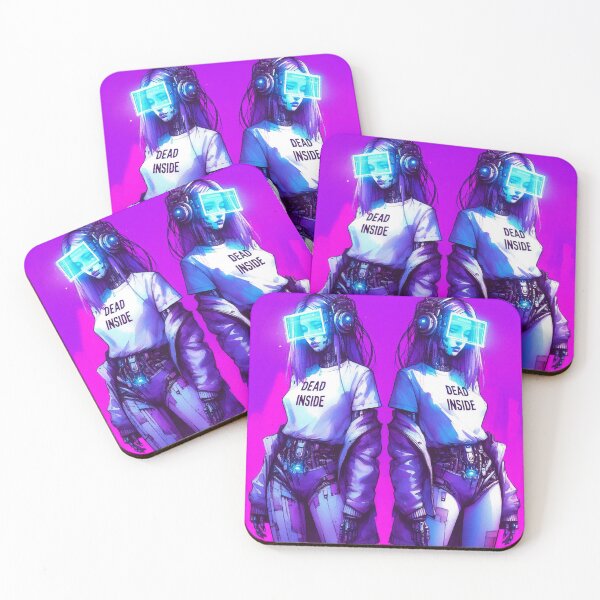 Item preview, Cyberpunk Twins DEAD INSIDE designed and sold by RESToRAPTOR.