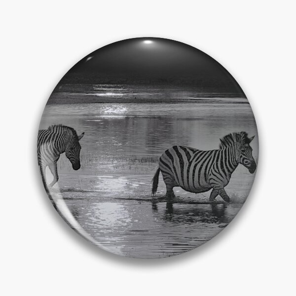 Item preview, A Zebra Sunset in Black and White, Portrait designed and sold by Kay Brewer.