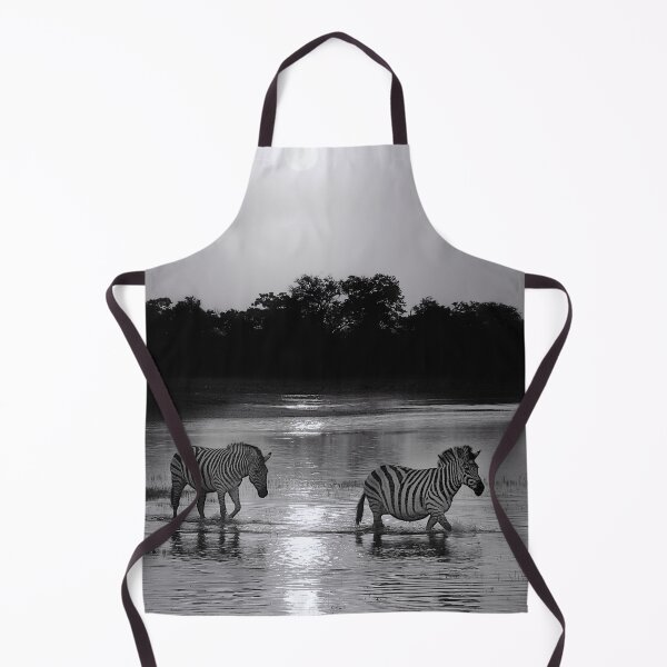 Item preview, A Zebra Sunset in Black and White, Portrait designed and sold by Kay Brewer.