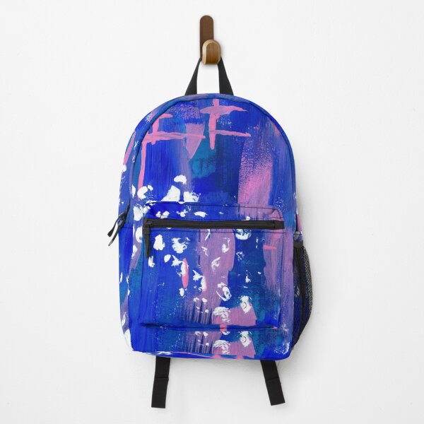 Item preview, Abstract Bubbles // Blue & Pink designed and sold by LaraElsieDesign.
