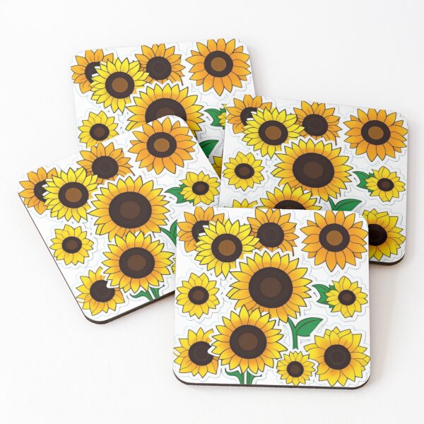 Item preview, Sunflower stickers designed and sold by Flowerslaps.
