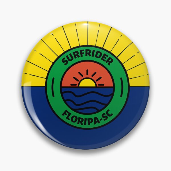 Item preview, Surfrider Floripa - Ilha da Magia - Santa Catarina, Florianópolis, Brazil retro vintage design designed and sold by Intermundium.