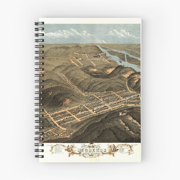 Item preview, McGregor, Iowa (1869) designed and sold by allhistory.