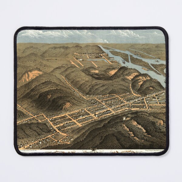 Item preview, McGregor, Iowa (1869) designed and sold by allhistory.