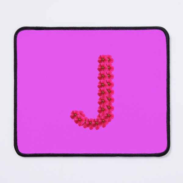 Item preview, Red Flower Letter J designed and sold by mlogic.