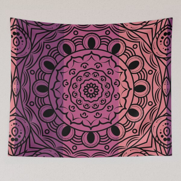 Item preview, Colorful Gradient Mandala Flower designed and sold by LemonFun.