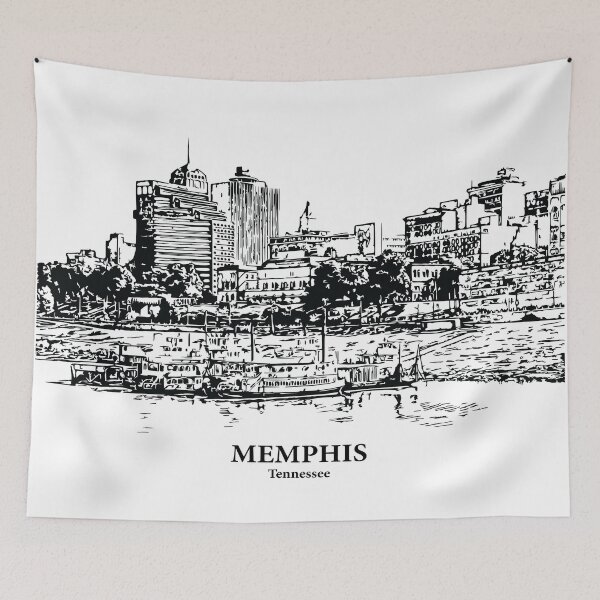 Item preview, Memphis - Tennessee designed and sold by Lakeric Cityscapes.