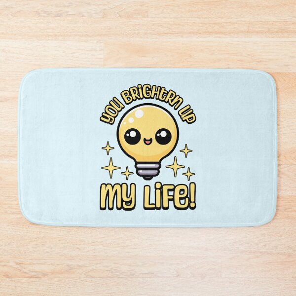 Item preview, You Brighten Up My Life! Cute Light Bulb Pun designed and sold by PMCreative.