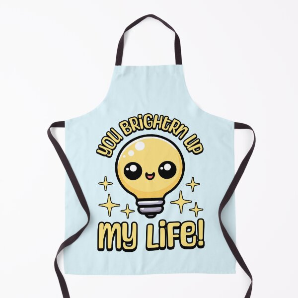 Item preview, You Brighten Up My Life! Cute Light Bulb Pun designed and sold by PMCreative.