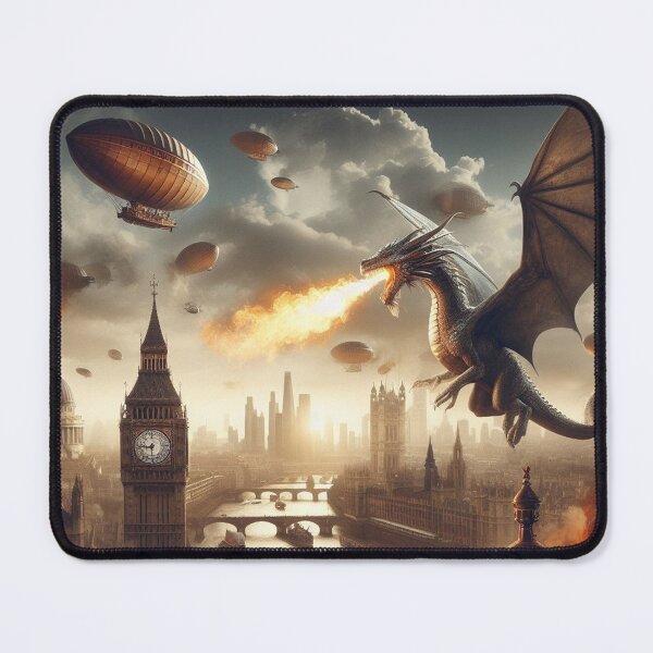 Item preview, Fiery Dragon over London designed and sold by Sybille-Yates.