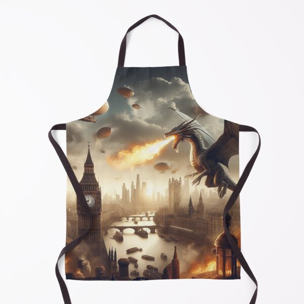 Item preview, Fiery Dragon over London designed and sold by Sybille-Yates.