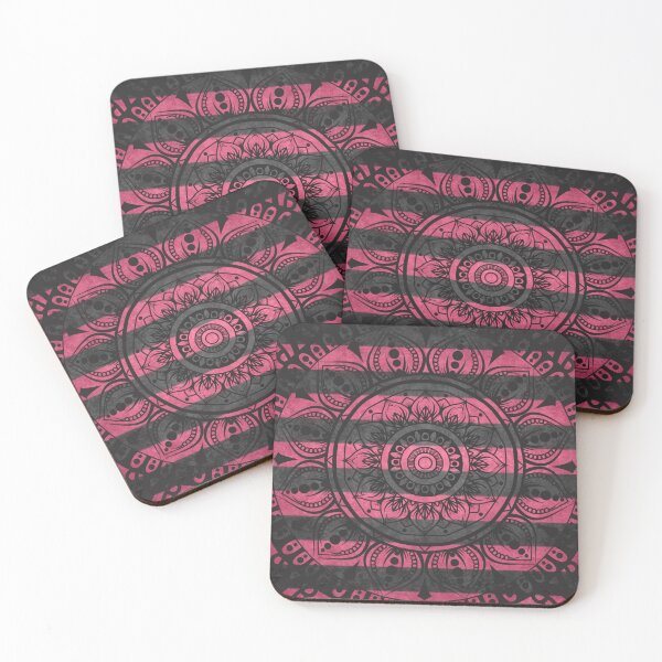 Item preview, Stripes and Mandala Flower designed and sold by LemonFun.