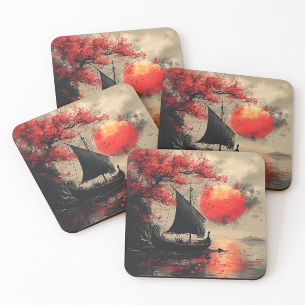 Item preview, Scarlet Sails: The Viking Voyage through Blossom Waters designed and sold by dungeonwarriors.