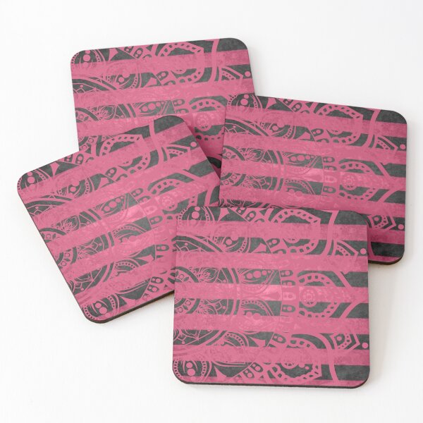 Item preview, Mandala Flower Striped Print designed and sold by LemonFun.