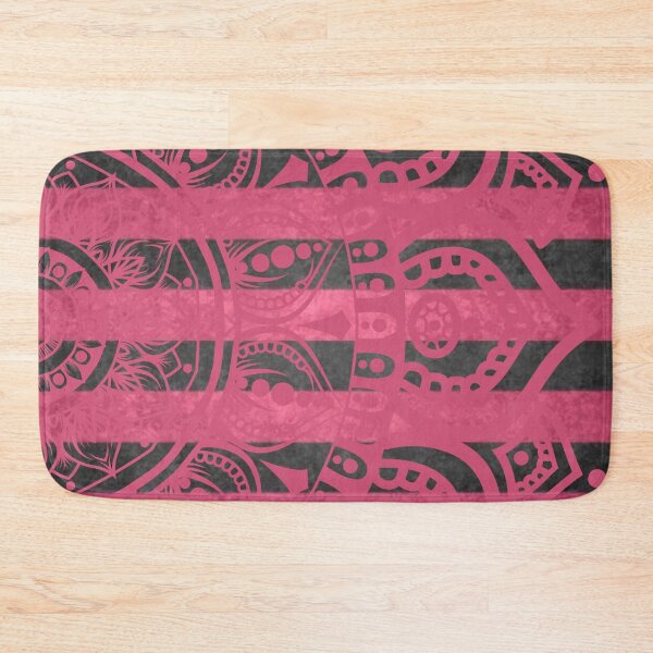 Item preview, Mandala Flower Striped Print designed and sold by LemonFun.