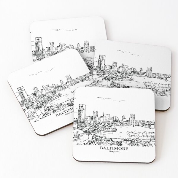 Item preview, Baltimore - Maryland designed and sold by Lakeric Cityscapes.