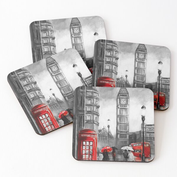 Item preview, Old Black and White London Phone Booth designed and sold by balustore.