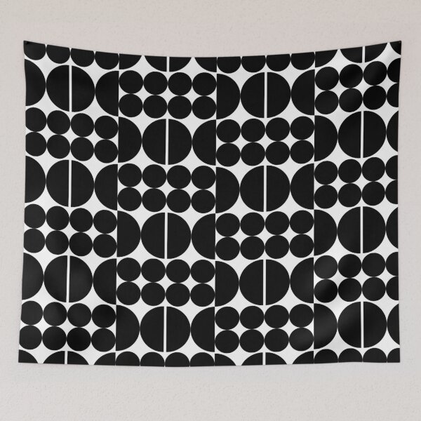 Item preview, Black and White Modern Pattern designed and sold by P9Designs.