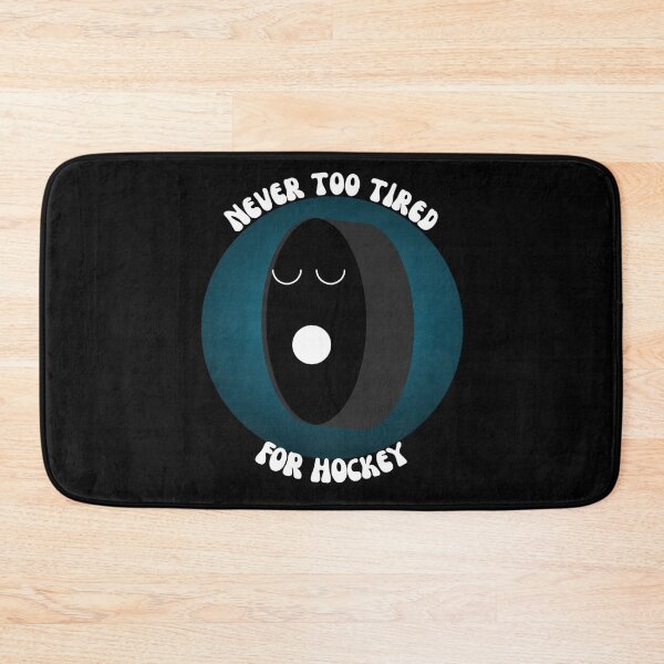 Item preview, Never too tired for hockey - Black Background Design designed and sold by TGAL2.