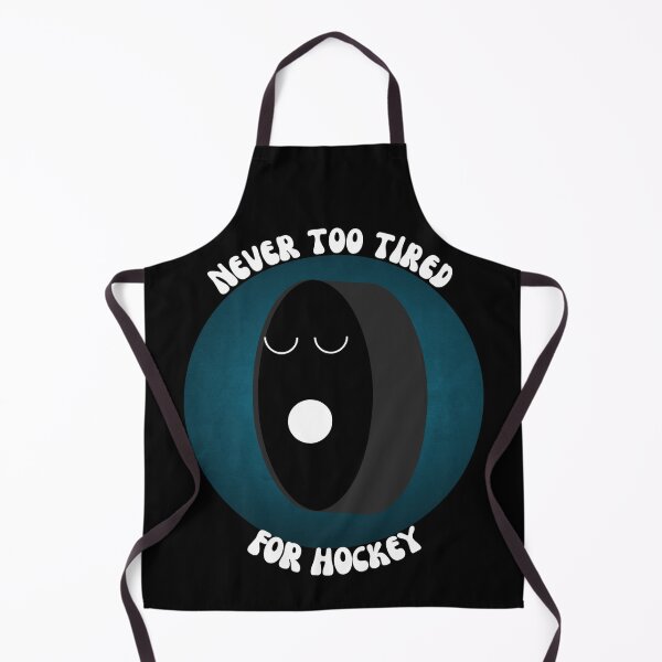 Item preview, Never too tired for hockey - Black Background Design designed and sold by TGAL2.