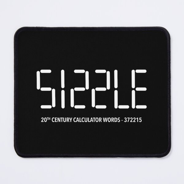Item preview, Calculator Words - Sizzle designed and sold by twHistory.