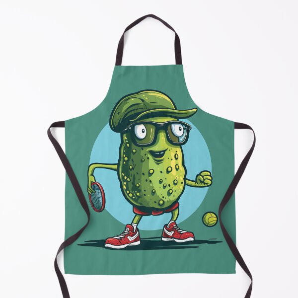Item preview, Funny Pickle Playing Pickleball designed and sold by WildPalette-Art.