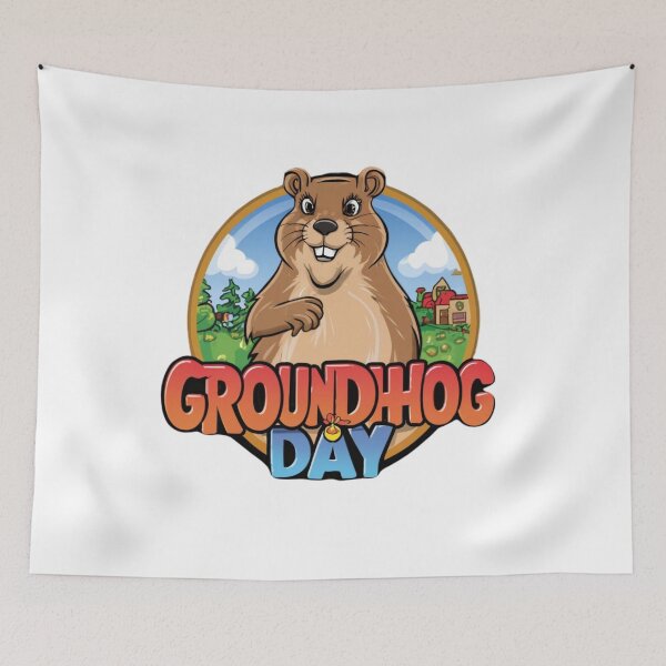 Item preview, The Groundhog's Annual Prediction designed and sold by badjershop.