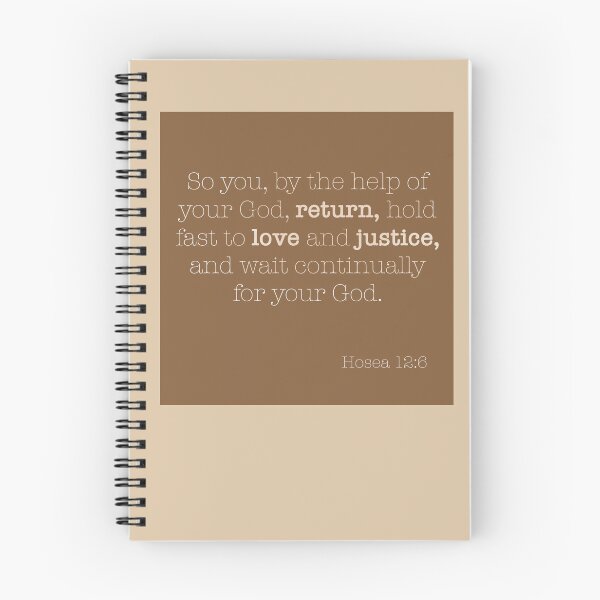 Item preview, Hosea 12:6 Bible Verse designed and sold by Kaitlyn Keith.