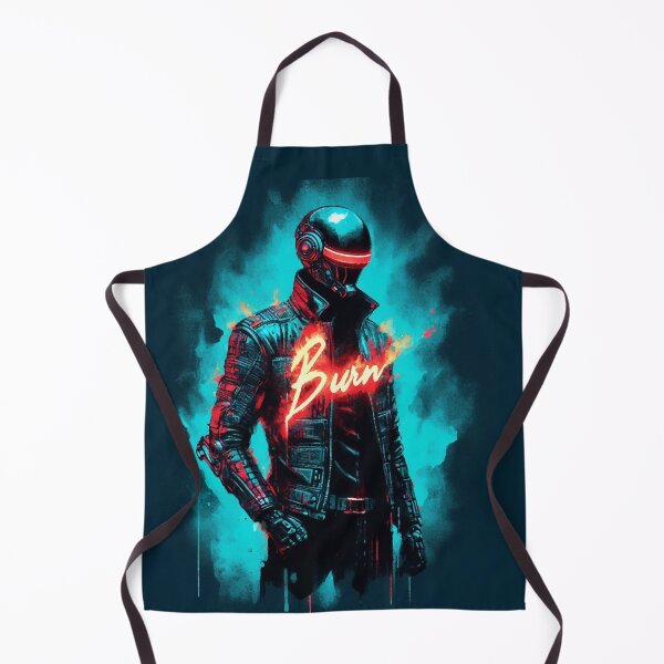 Item preview, Cyberpunk Neon BURN Cyborg designed and sold by RESToRAPTOR.