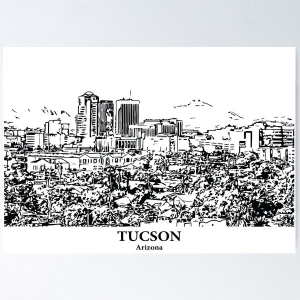 Item preview, Tucson - Arizona designed and sold by Lakeric Cityscapes.