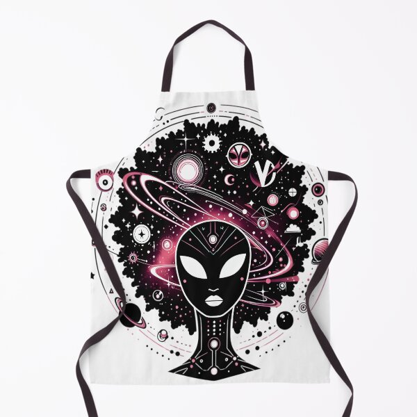 Item preview, Afro-futurism Afro Girl Art designed and sold by KitonicTees.