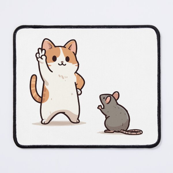 Item preview, Funny Cat and Mouse Friends designed and sold by Colorful Dreams.