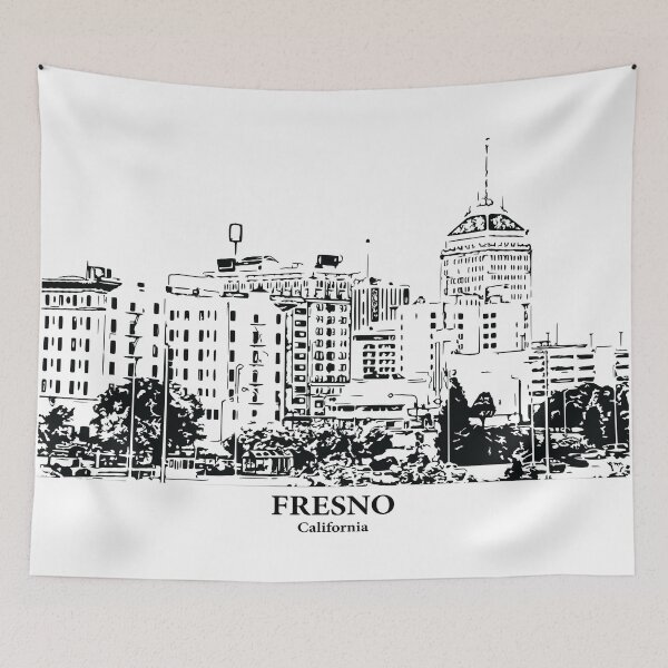 Item preview, Fresno - California designed and sold by Lakeric Cityscapes.