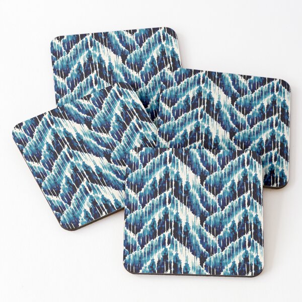 Item preview, Large Herringbone Shibori designed and sold by Nina May Designs.