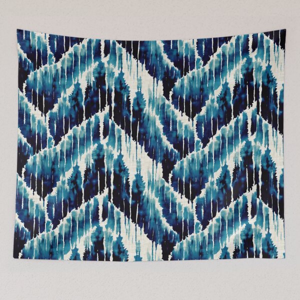 Item preview, Large Herringbone Shibori designed and sold by Nina May Designs.