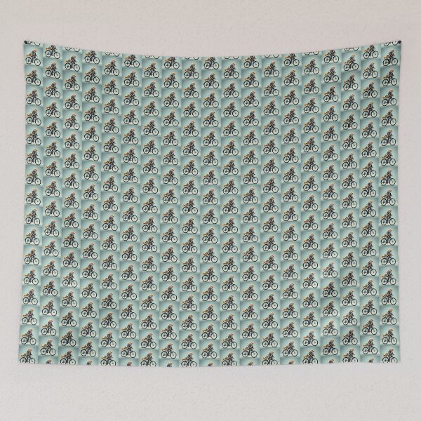 Item preview, FISH & BICYCLE designed and sold by AmazingBackDrop.